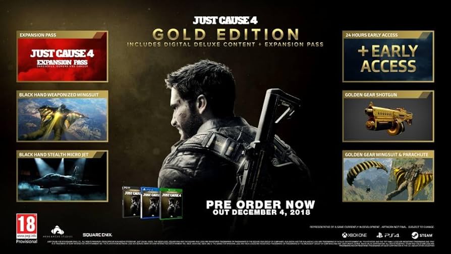 Amazon.com: Just Cause 4 Gold Edition (PS4) : Movies & TV